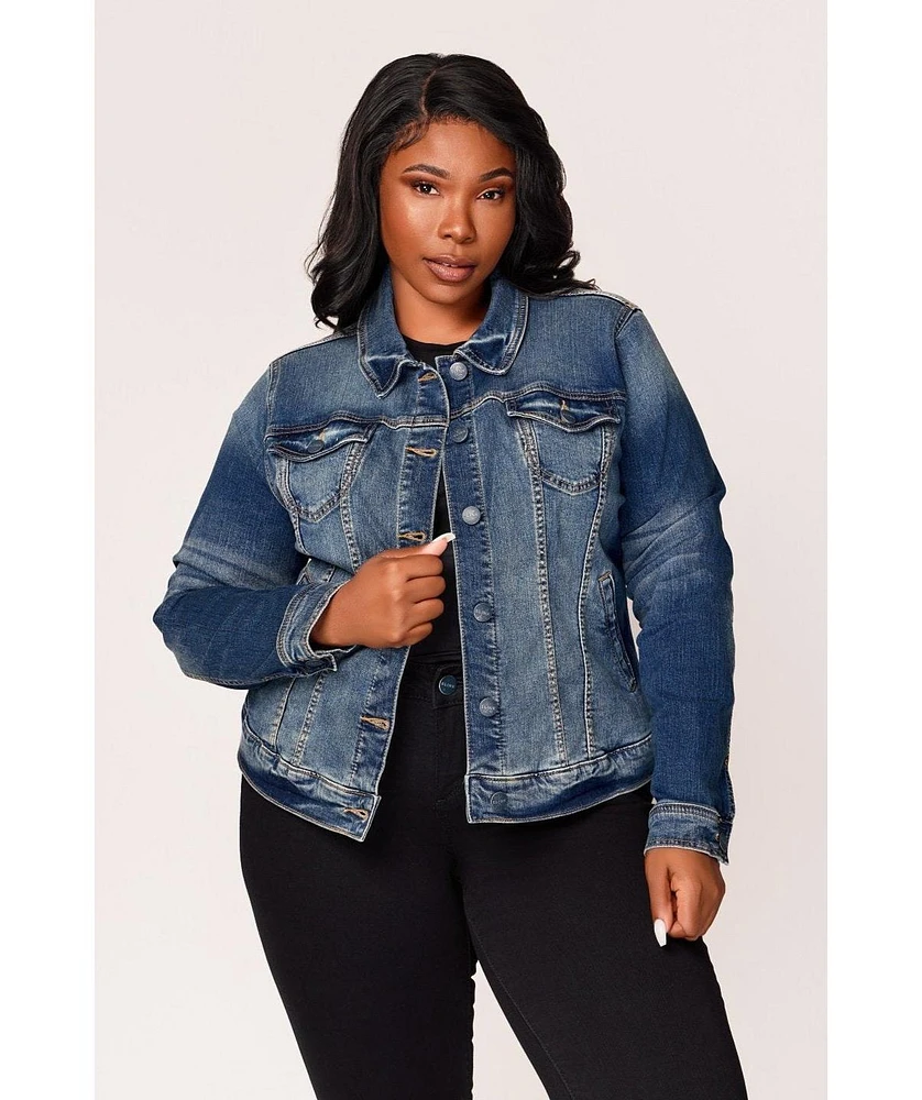 Slink Jeans Plus Denim Jacket