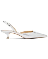 Michael Kors Women's Luna Slingback Kitten-Heel Pumps