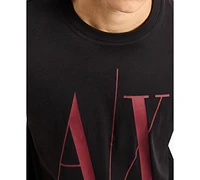 A|X Armani Exchange Men's Short Sleeve Crewneck Large Iconic Logo T-Shirt