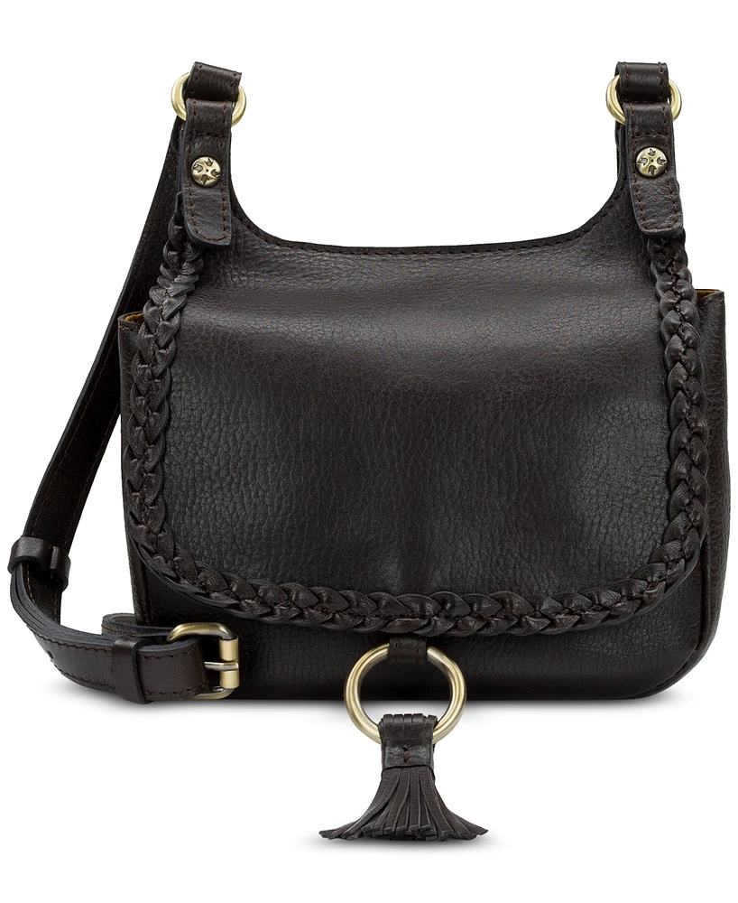 Patricia Nash Linny Small Leather Saddle Bag