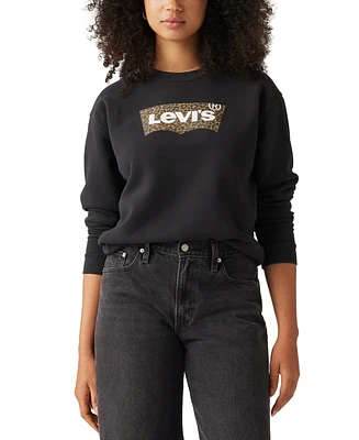 Levi's Women's Everyday Crewneck Graphic-Print Sweatshirt