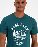 Levi's Men's Bass Lake Relaxed Fit Short Sleeve Crewneck Graphic T-Shirt