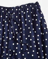 On 34th Women's Printed Drawstring Wide-Leg Pants, Created for Macy's