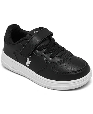 Polo Ralph Lauren Toddler Kids Masters Court Fastening Strap Casual Sneakers from Finish Line