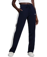 Guess Women's Michela Mid-Rise Side-Stripe Pants