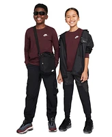 Nike Big Kids Sportswear Logo Embroidered Long-Sleeve T-Shirt
