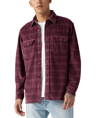 Levi's Men's Corduroy Worker Relaxed-Fit Button-Down Shirt