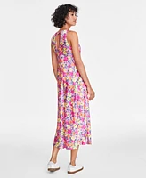 On 34th Women's Hammered Satin Sleeveless Midi Dress, Created for Macy's
