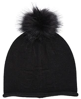 Lauren Ralph Textured Logo with Pom Hat