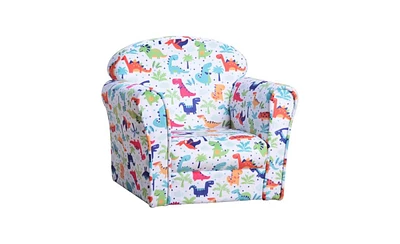 Slickblue Kid's Sofa Armchair with Stylish Design and Thick Padding Comfortable Seating for Children - Multi