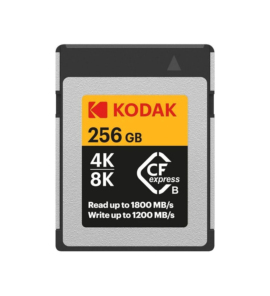 Kodak CFexpress Type B 256GB Memory Card R1800MBPS W1200MBPS (EKMCFX256GK)