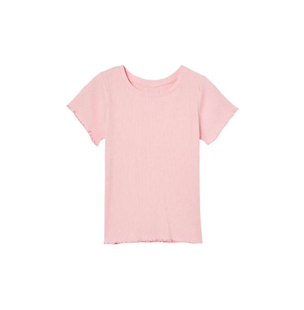 Cotton On Girls Little/Big Raya Rib Tee