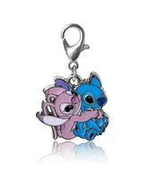 Disney Stitch Interchangeable Diy Charm Necklace Set - Giftable Ohana, Angel, Stitch, Scrump