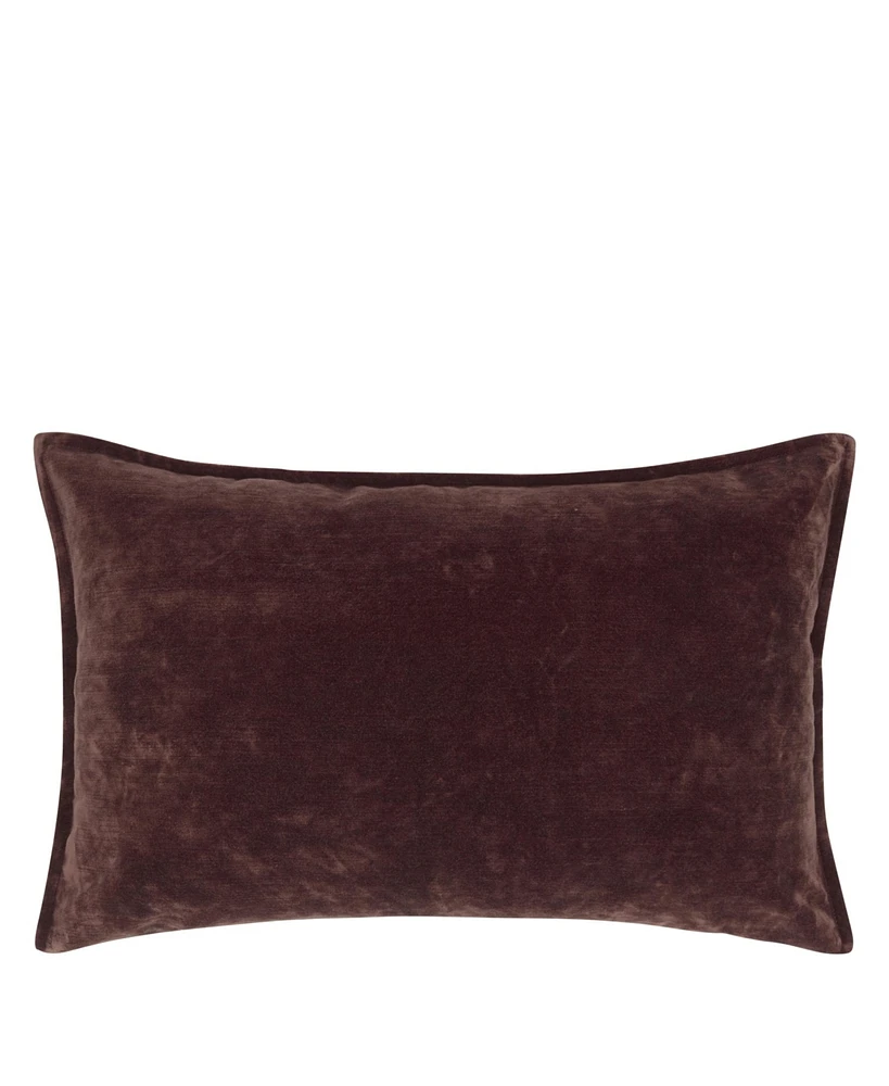 Designers Guild Rivoli Espresso Velvet Decorative Pillow