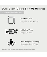 Intex Dura Beam Plus Deluxe Air Mattress Bed with Built In Pump, King (2 Pack)