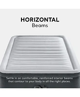 Intex Dura Beam Comfort Plus Airbed Mattress w/ Built-In Pump, Twin Size, 4 Pack