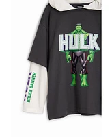 Desigual Boys Boys's Double Sleeve Hulk T-Shirt