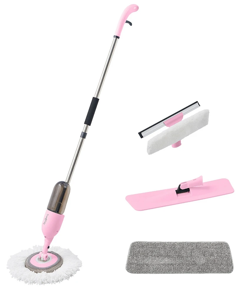 True & Tidy Spray-360 Mop with 3 Interchangeable Heads