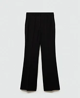 Mango Women's Wide Leg Suit Pants