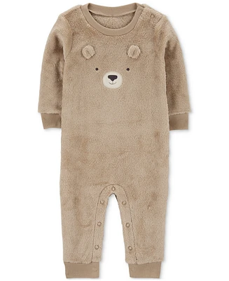 Carter's Baby Bear Fuzzy Jumpsuit