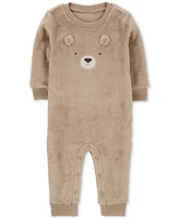 Carter's Baby Bear Fuzzy Jumpsuit