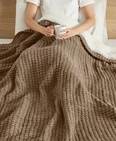 Madison Park Rowan Waffle Knit Chenille Throw, 50" x 60"