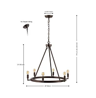 Safavieh Nevada 6Lt Chandelier