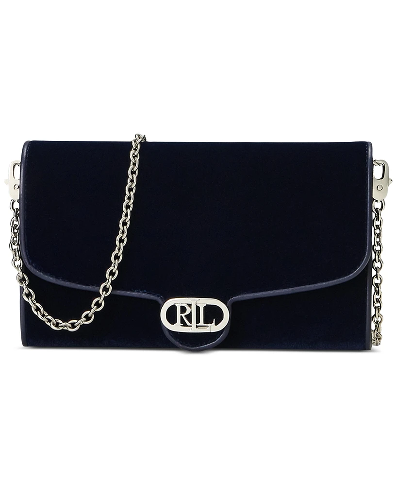Lauren Ralph Lauren Adair Velvet Small Crossbody
