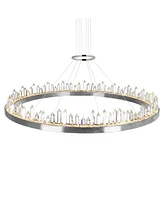 Cwi Lighting 6" Metal Agassiz Led Chandelier