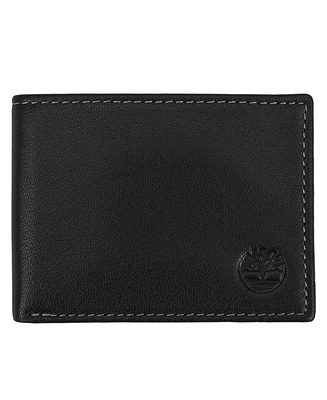 Timberland Men's Blix Slimfold Leather Wallet