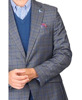 Tailorbyrd Men's Classic Melange Windowpane Sportcoat