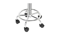 Slickblue Saddle Stool with 360-Degree Rotation and Ha Feet Stylish Functional Bar