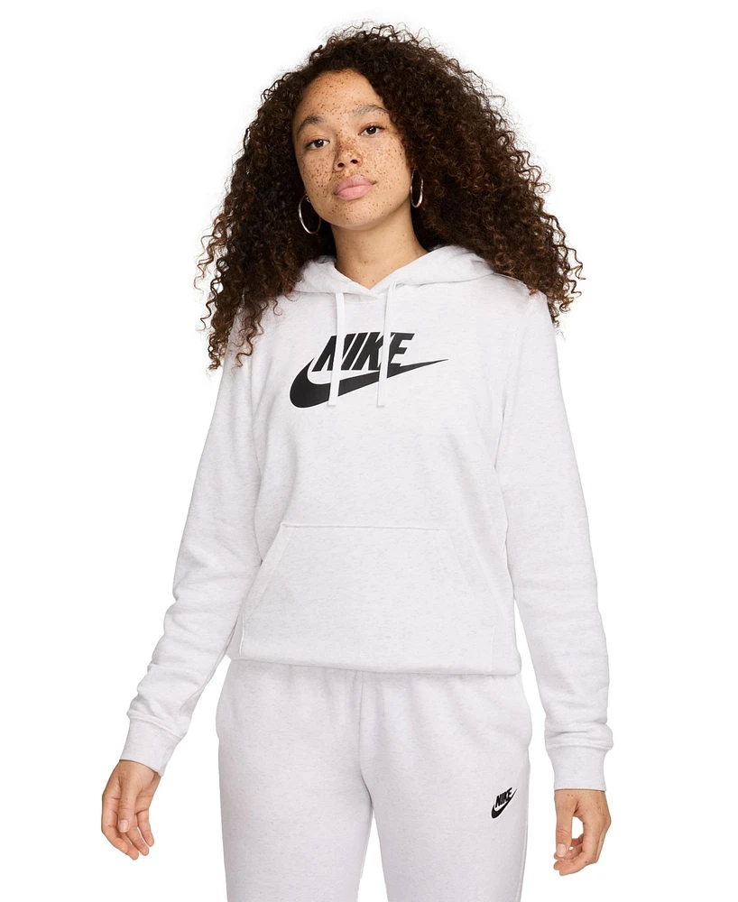 Nike Women's Sportswear Club Fleece Logo Pullover Hoodie