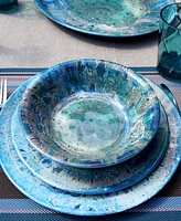 Certified International Radiance Teal Melamine 12