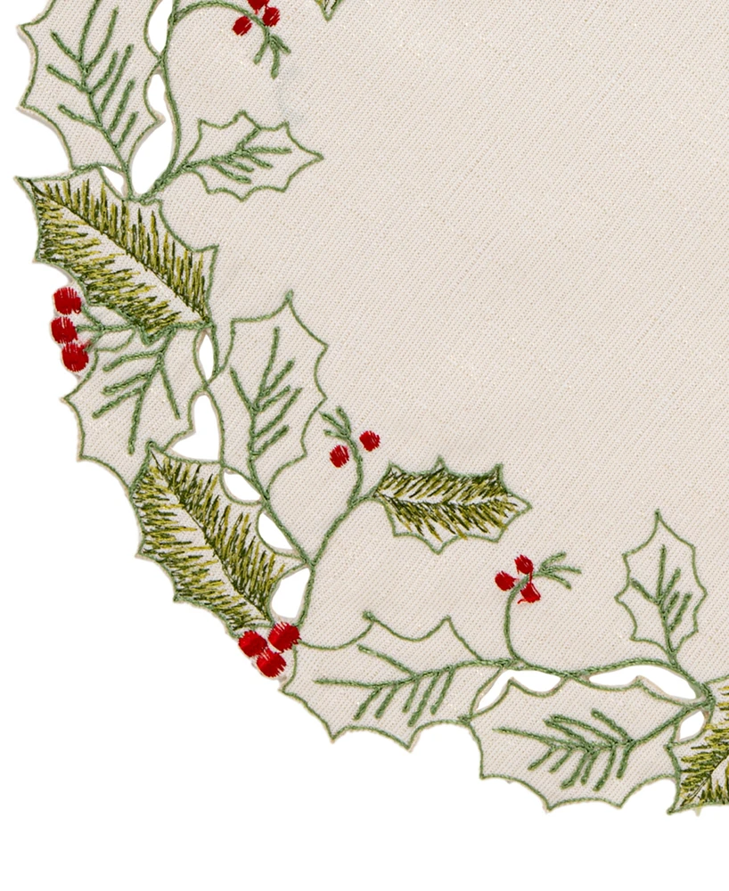 Lenox Holiday Vine Round Placemat, 15"