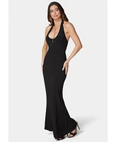 Bebe Women's Maxi Body Chain Dress