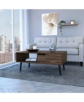 Kobe Coffee Table, One Open Shelf, One Drawer