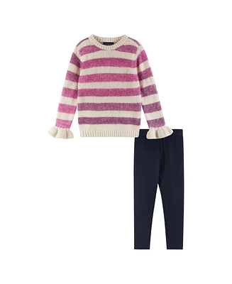 Andy & Evan Toddler Girls Toddler/Child Sweater and Legging Set