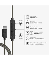Mee audio M6 In-Ear Sports Headphones w/ Memory Wire & Headset (Usb-c Plug)