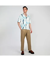 Campus Sutra Men's Artistic Block Shirt