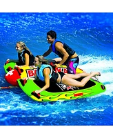 Wow Watersports 13-1010 Big Bazooka Steerable 1 to 4 Person Towable Tube, Green