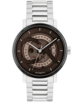 Calvin Klein Unisex Iconic Automatic Silver Stainless Steel Bracelet Watch 40mm