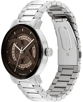 Calvin Klein Unisex Iconic Automatic Silver Stainless Steel Bracelet Watch 40mm