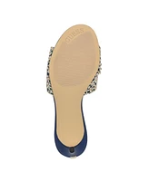 Guess Women's Weekful Slip On Embellished Mid Heel Mules