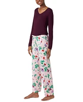 Hue Women's Comforts And Joy Mid-Rise Pajama Pants