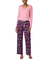 Hue Women's Dogs The Wild Mid-Rise Pajama Pants