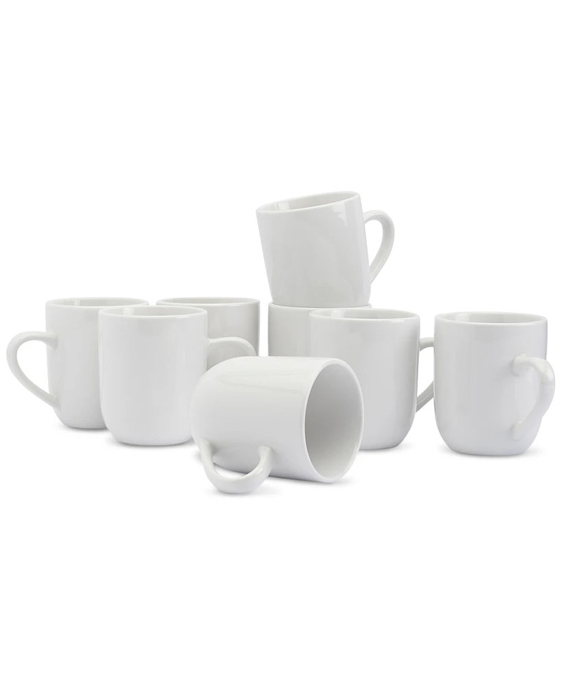 Studio Tu Ceramic 11.5 oz. Coupe Mug, Set of 8