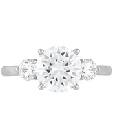 Grown With Love Igi Certified Lab Diamond Three Stone Engagement Ring (3 ct. t.w.) 14k Gold