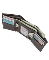 Timberland Men's Cloudy Trifold Leather Wallet