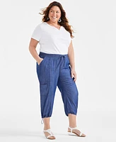 Style & Co Plus Pull-On High-Rise Capri, Exclusively at Macy's